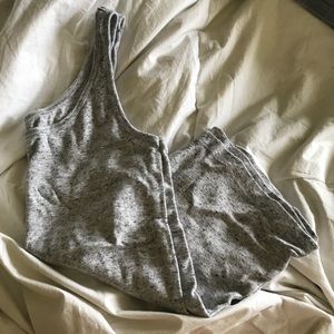 Gray LOFT speckled tank